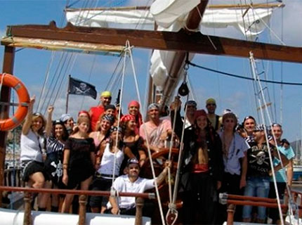 Fiestas temáticas en barcos